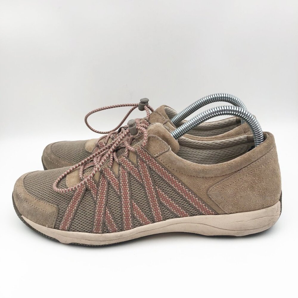 DANSKO Honor Sneakers Tan Leather Cinch Cord EU 40 Womens 10 - Picture 3 of 12